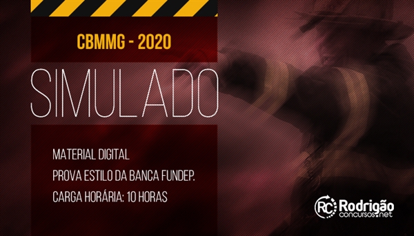 Simulado CBMMG - 2020 - Material Digital