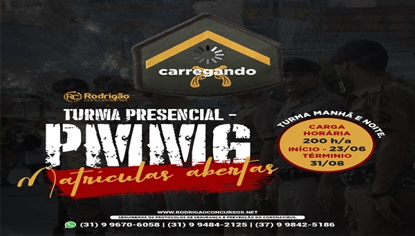 Curso Presencial pmmg bh