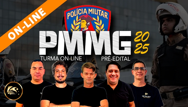 [ON-LINE] CURSO PREPARÁTORIO PMMG 2025 COMPLETO - PRÉ EDITAL