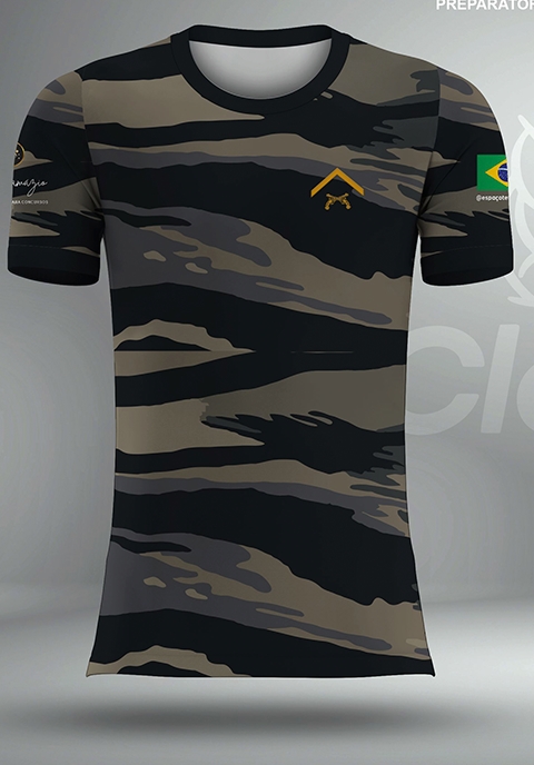 Camisa Espaço Tetê Damázio - Camuflada