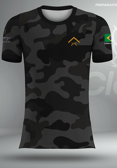 Camisa Espaço Tetê Damázio - Camuflada